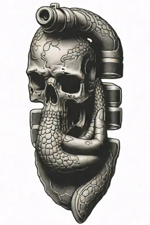 don't tread on me glock tattoo design idea