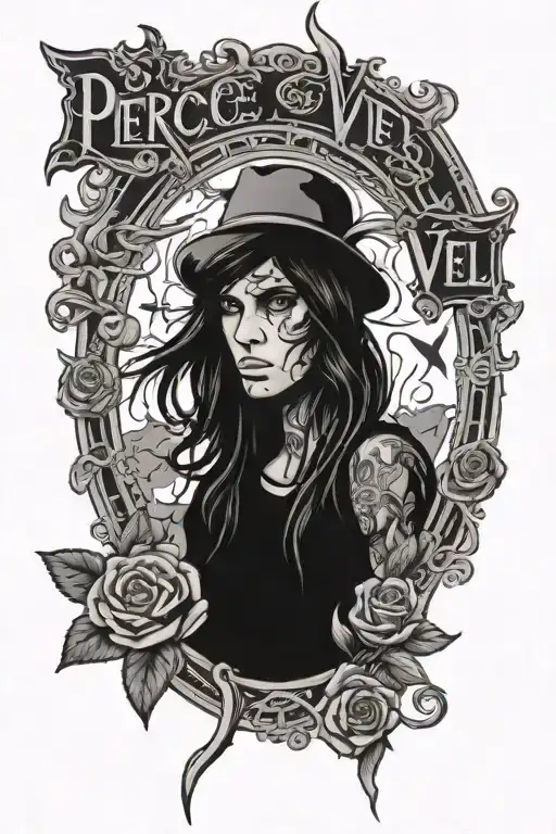 Pierce the veil tattoo design idea