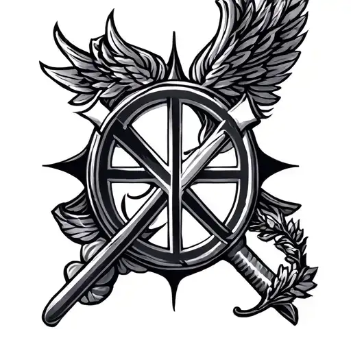 Mariners Cross tattoo design idea