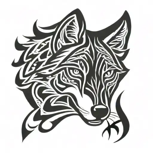 wolf head, loyalty tattoo design idea