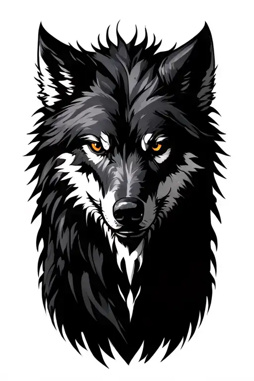 Fenrir Wolf tattoo design idea