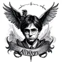 Harry Potter always tattoo design idea
