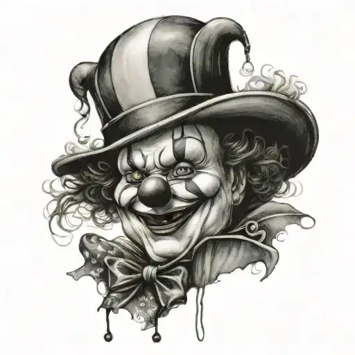 Clown, Ballon, Puppet master tattoo design idea