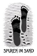 "Spuren im Sand" Footprints In The Sand Familie  tattoo design idea