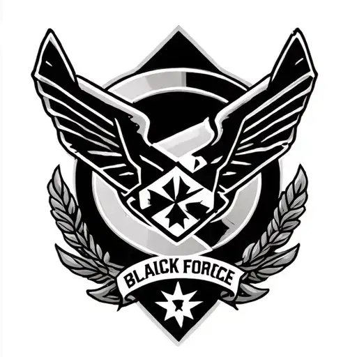 Air Force tattoo design idea