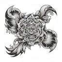 anxiety & anger issues tattoo design idea