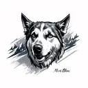 Mont Blanc tattoo design idea