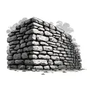 Stone Wall tattoo design idea