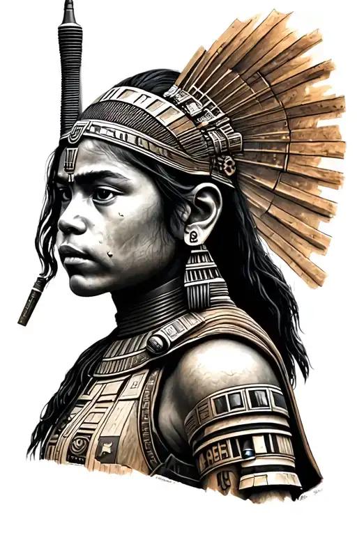 Ashoka tano star wars tattoo design idea