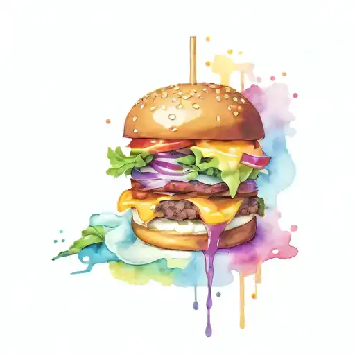 Burger King & Taylor  Group design tattoo design idea