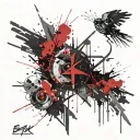 Byk tattoo design idea