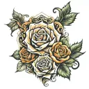 sleeve tattoos for guys with color and a hustle design on it tattoo design idea