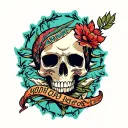 nomad army support tattoo design idea