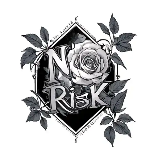 No Risk No Story tattoo design idea