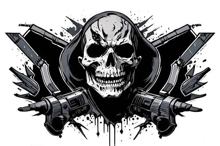 borderlands psycho tattoo design idea