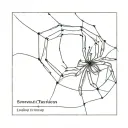 spider crawling tattoo design idea