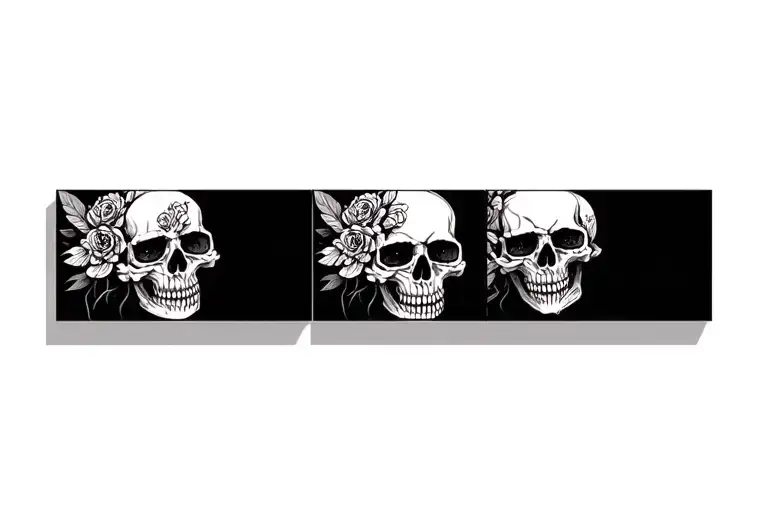 skull tattoo design idea