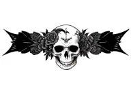 skull tattoo design idea