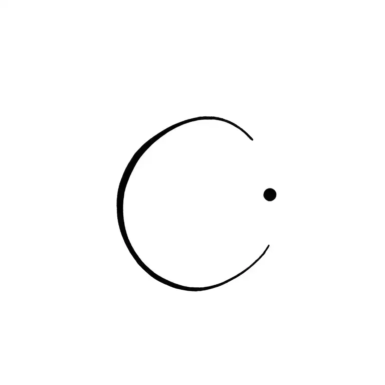 semi colon tattoo design idea