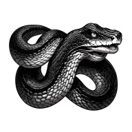 snake tattoo design idea