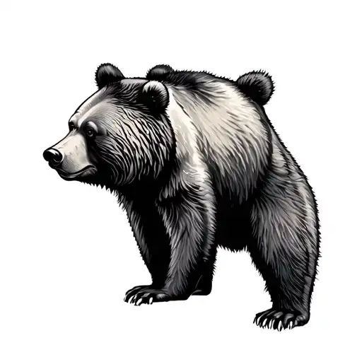 gay bear tattoo design idea