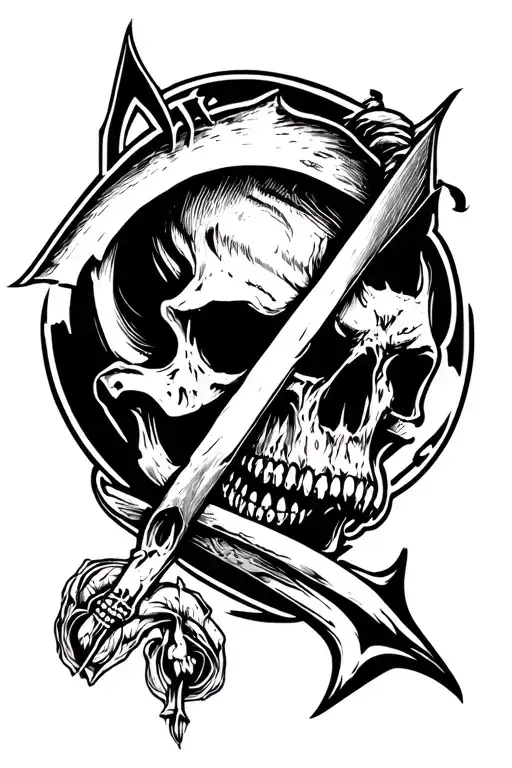 avenged sevenfold logo tattoo design idea
