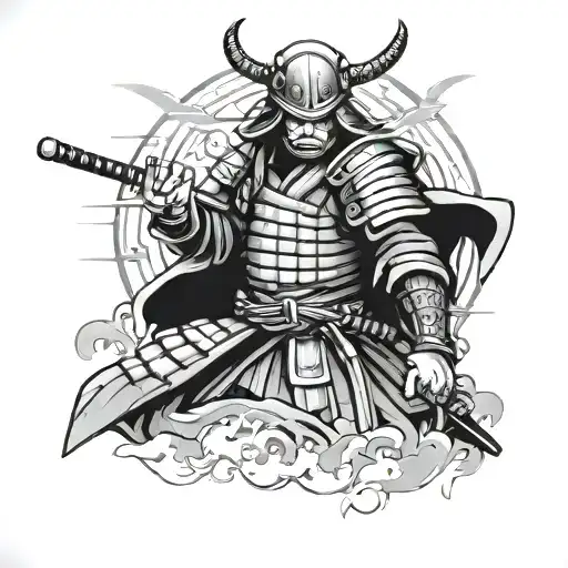 Ronin Samurai tattoo design idea
