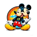mickey mouse nalgon tattoo design idea