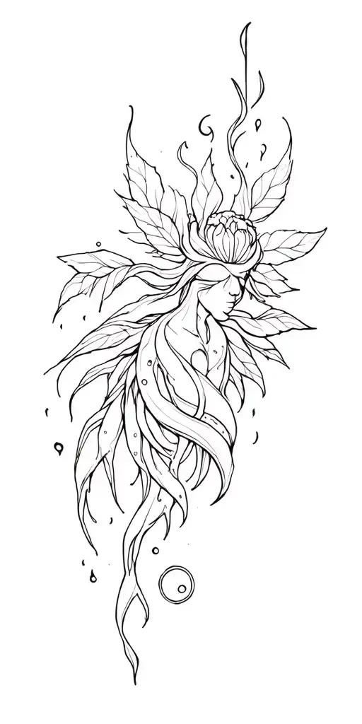 Healing tattoo design idea