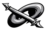 Proverbs 27:17 Iron Sharpens Iron with Infinity Symbol tattoo design idea