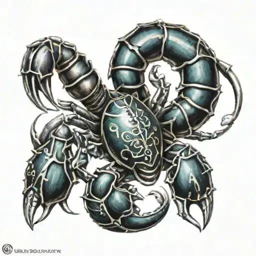 23feb95 scorpio horoscope sign tattoo design idea