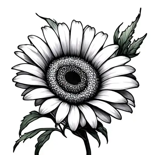 GERBERA DAISY tattoo design idea