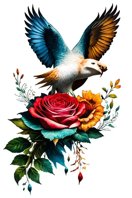 rest in peace tattoo design idea