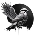 Heaven Bird tattoo design idea