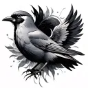Heaven Bird tattoo design idea