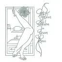 But my Stockholm syndrome is in your room tattoo design idea