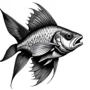 Christian Fish tattoo design idea