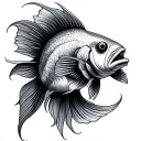 Christian Fish tattoo design idea
