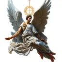 Archangel St Raphael tattoo design idea