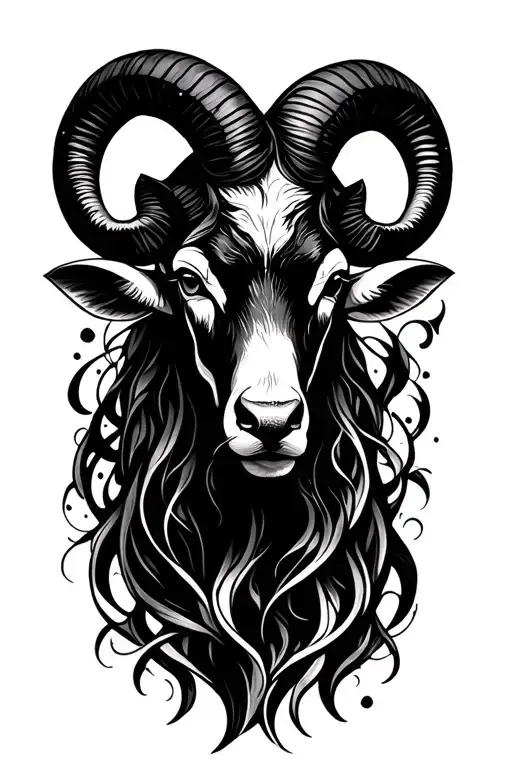 Aries tattoo design idea