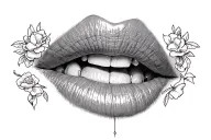 Sissy slut BBC only tattoo design idea