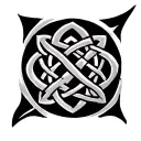 Celtic knotwork design incorporating tattoo design idea