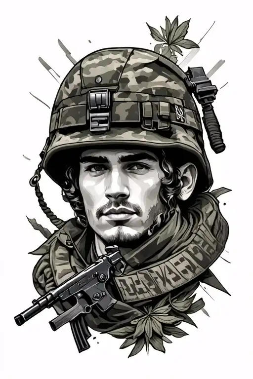 military tattoo tattoo design idea