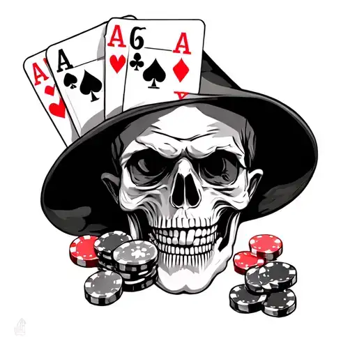gambler tattoo design idea