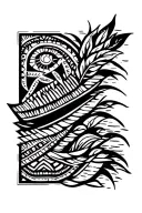 river polynesia tattoo design idea