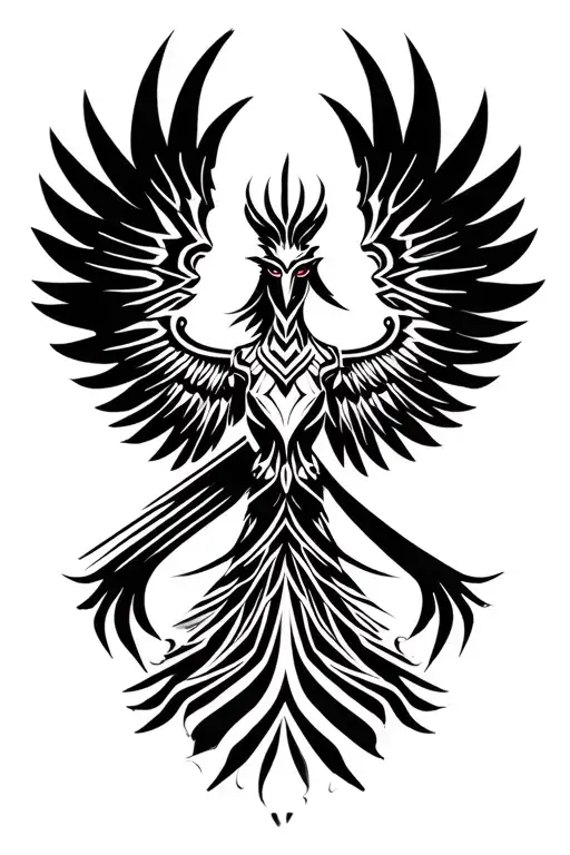 Garuda God tattoo design idea