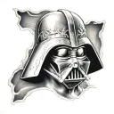Darth Vader tattoo design idea