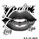 "Lydia 05.02.2025" Kissy Lips tattoo design idea