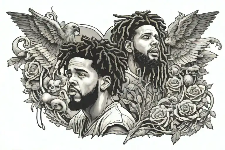 J Cole Love Yours Tattoo tattoo design idea