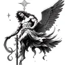 Archangel Michael tattoo design idea